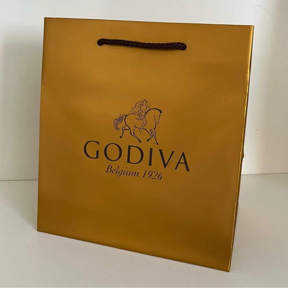 NEW Gold Godiva Gift Bag